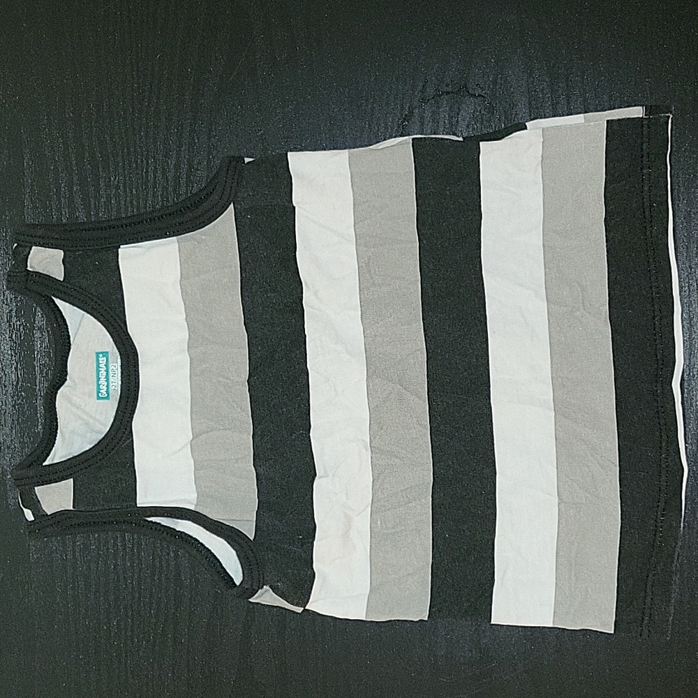 Garanimals Boys Tank Top Black/White/Gray (Sz 2T)